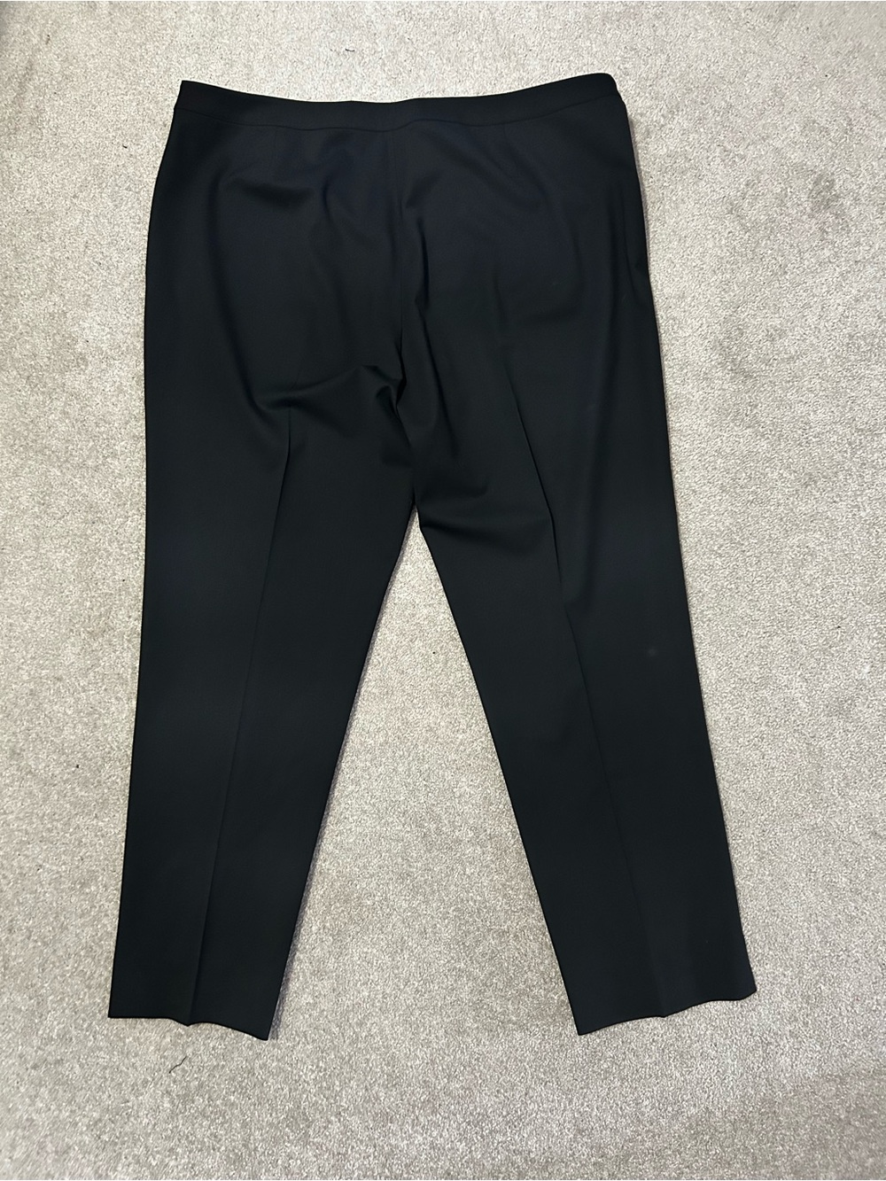 Lafayette 148 New York Bleeker Wool Black Trousers Sz 16 - Picture 6 of 13